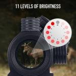 1x20 Red Dot Sight for 20mm Picatinny and Weaver Rails, 3 MOA